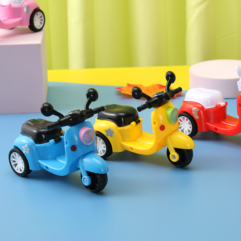 Hui Li Car, small motorcycle, children's small toys, 1-3 years old toy cars, children's gifts, ground promotion, opening gifts, return with gifts details Picture