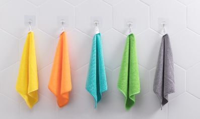 Cross-border e-commerce best-selling home cleaning cloths, 50 ultra-fine fiber dishcloths, super soft, absorbent and non-shedding details Picture