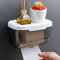 Y176-516D Toilet tissue box Waterproof, perforation-free toilet paper dispense toilet paper shelf Creative roll paper LOG