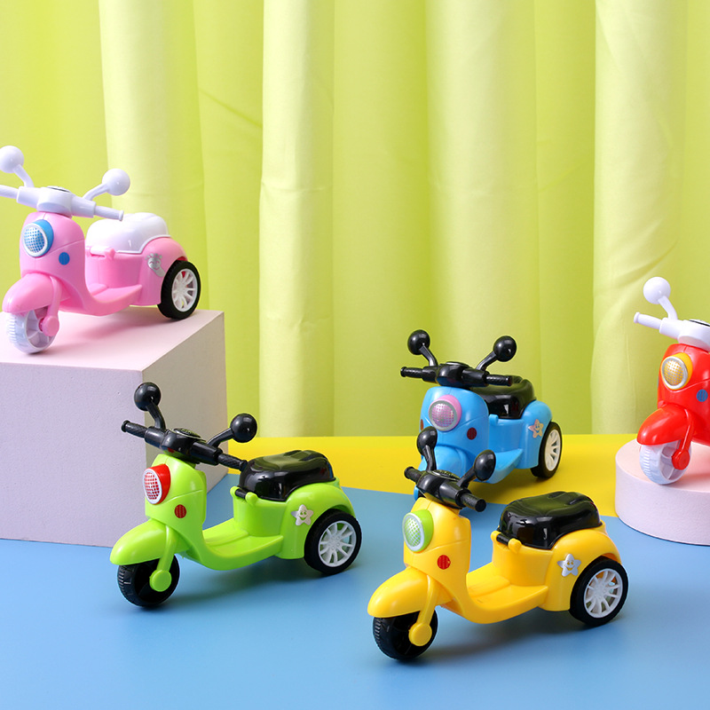 Hui Li Car, small motorcycle, children's small toys, 1-3 years old toy cars, children's gifts, ground promotion, opening gifts, return with gifts full figure