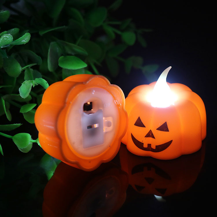 Halloween pumpkin lanterns, Ghost Festival decorative props, luminous night lights, candles, wind lanterns Item Picture
