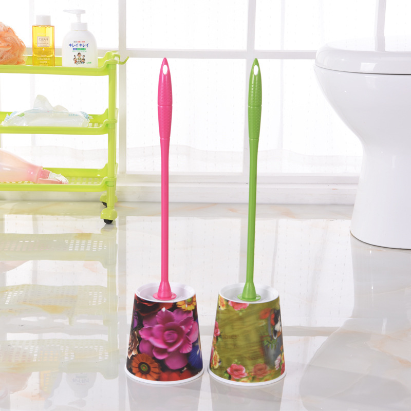 F14-2033 Toilet Brush Practical Cleaning Products, Extended handle brush with Base, bathroom cleaning brush set details Picture