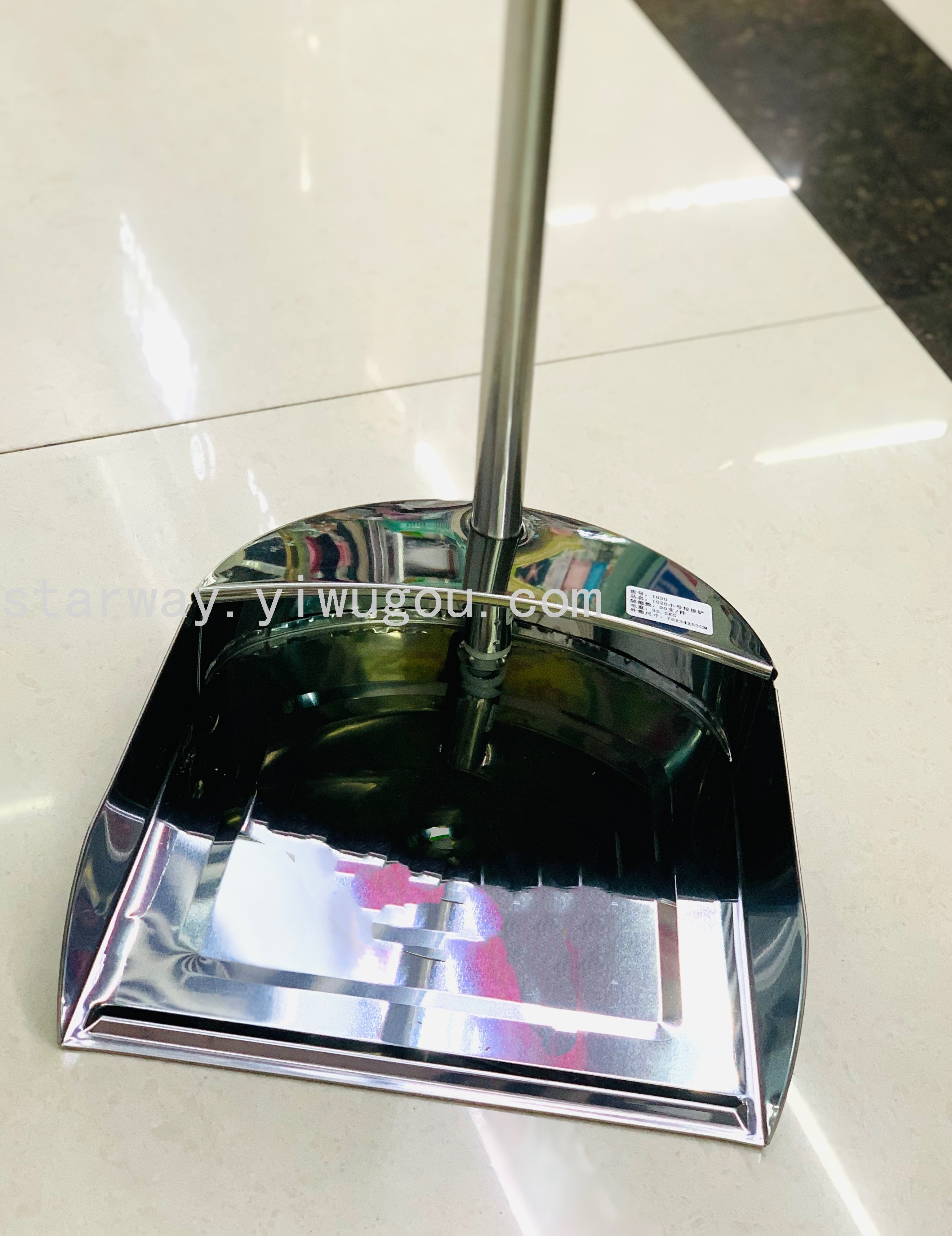 Thickened stainless steel garbage shovel, garbage bin, individual dustpan, striving hard, garbage shovel