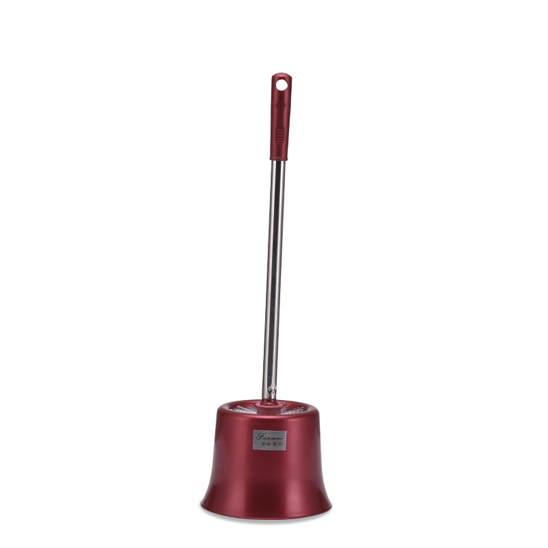 F14-2233 Toilet brush cleaning products, stainless steel base cleaning brush set, factory direct sale details Picture