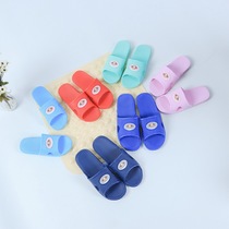 Summer indoor comfortable thick bottom bath slippers for men and women