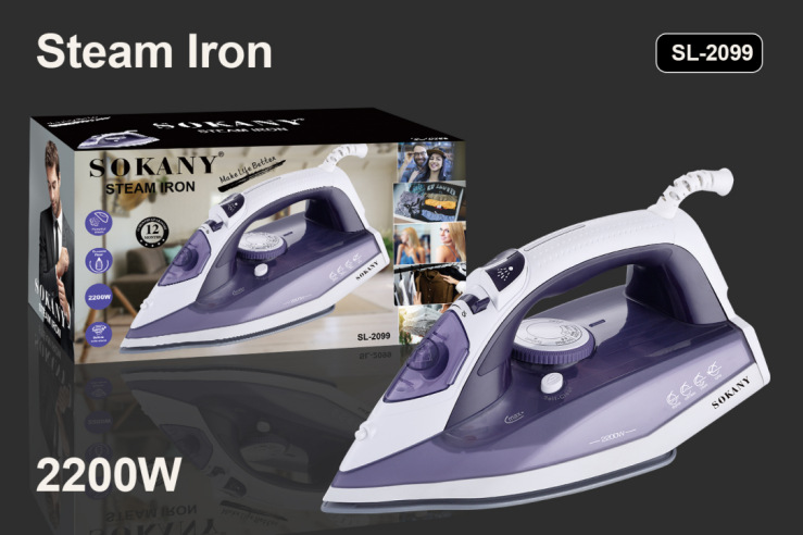 Cross-border foreign trade SOKANY2099 Handheld steam iron Travel iron Handheld steam ironing clothes Specification image