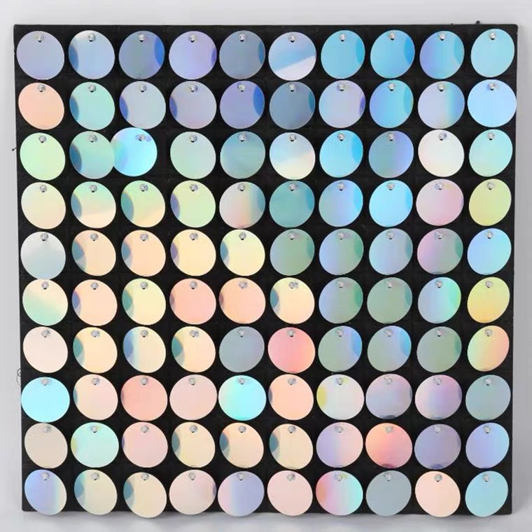 Pneumatic Plate Sequin Background Wall Wedding Party Exhibition Background Pattern Making Gusset Door Advertising Plaque Item Picture