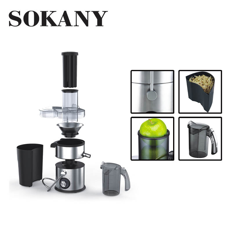 【 Cross-border Bestseller 】SOKANY629 Juicer - A fully automatic household multi-functional machine for separating fruit and vegetable pulp and juice Specification image