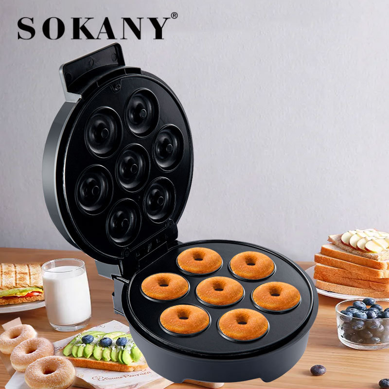 Cross-border foreign trade SOKANY327 Doughnut Machine, Dessert Machine, Sandwich Machine, Household multi-functional Pancake machine Application Scenario