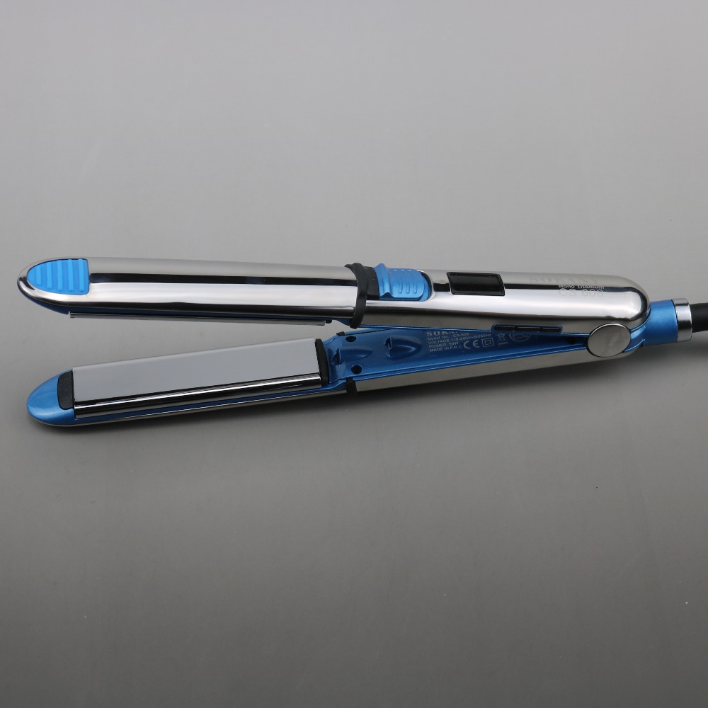 Cross-border SOKANY608 splint straightening and curling two-in-one home straightening and curling iron cover Specification image
