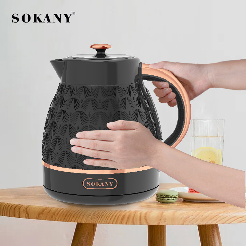 عبر الحدود Sokany1030 يستخدم غلاية المياه الحرارية المنزلية لإغلاق التلقائي للأسماك باللون الأسود