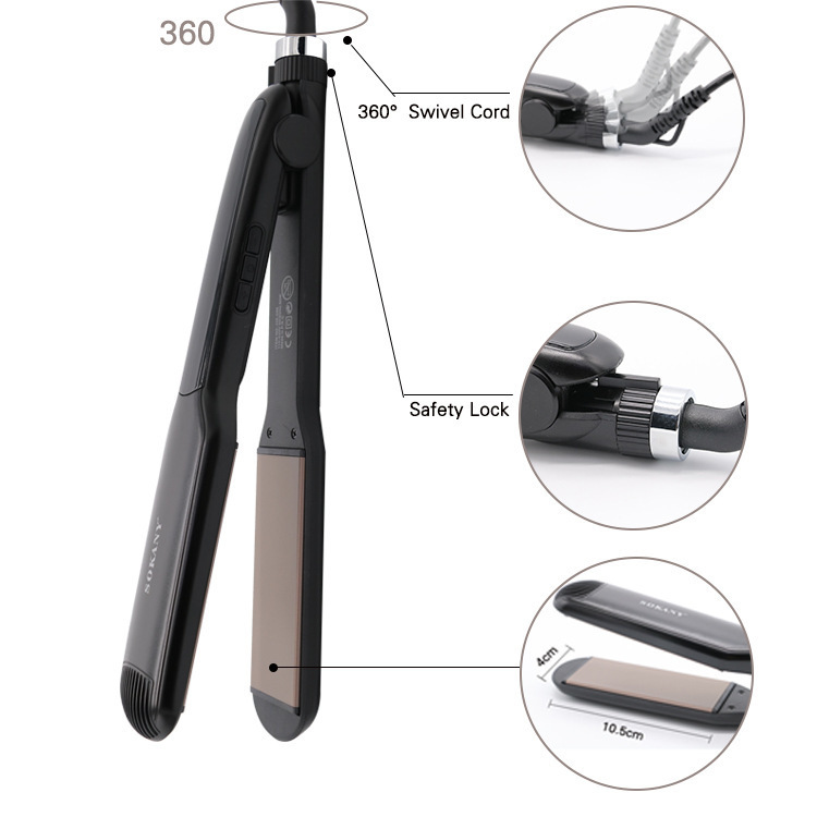 Cross-border SOKANY059 plywood ceramic floor LCD sliding screen temperature-adjustable straight hair salon plywood for ladies' personal use Application Scenario