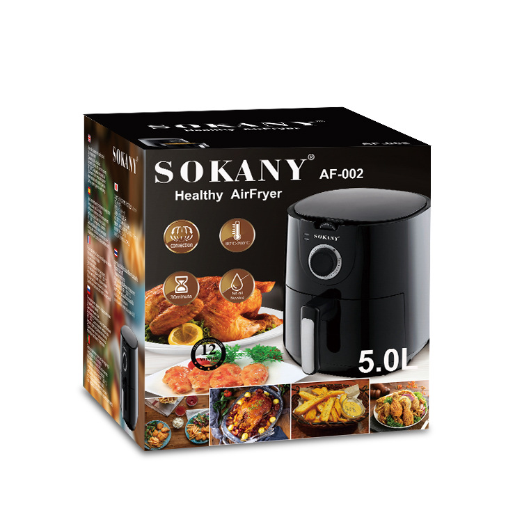 SOKANY002 Large-capacity oil-free low-fat air fryer, household fully automatic electric fryer, Smart French fries machine Application Scenario