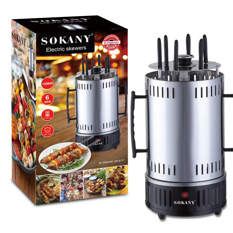 كما أن كباب المشوي عبر الحدود Sokany 6111 عبارة عن كباب خروف على نطاق صغير يعمل بشكل أوتوماتيكي خال من الدخان Application Scenario