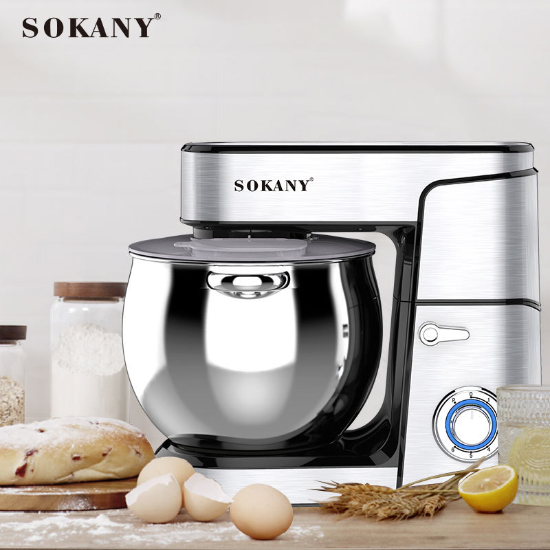 Cross-border SOKANY624 dough mixer, household chef machine, multi-functional blender, dough mixer, fully automatic egg beater