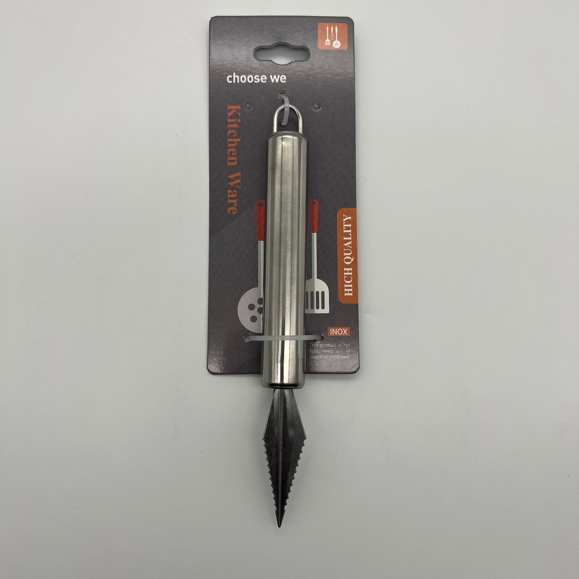 厨房用品不锈钢小工具钢柄雕花刀