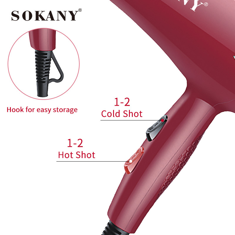 Cross-border e-commerce SOKANY2215 hair dryer, household high-power hair dryer, electric hair dryer, hair salon hair dryer, consignment Application Scenario