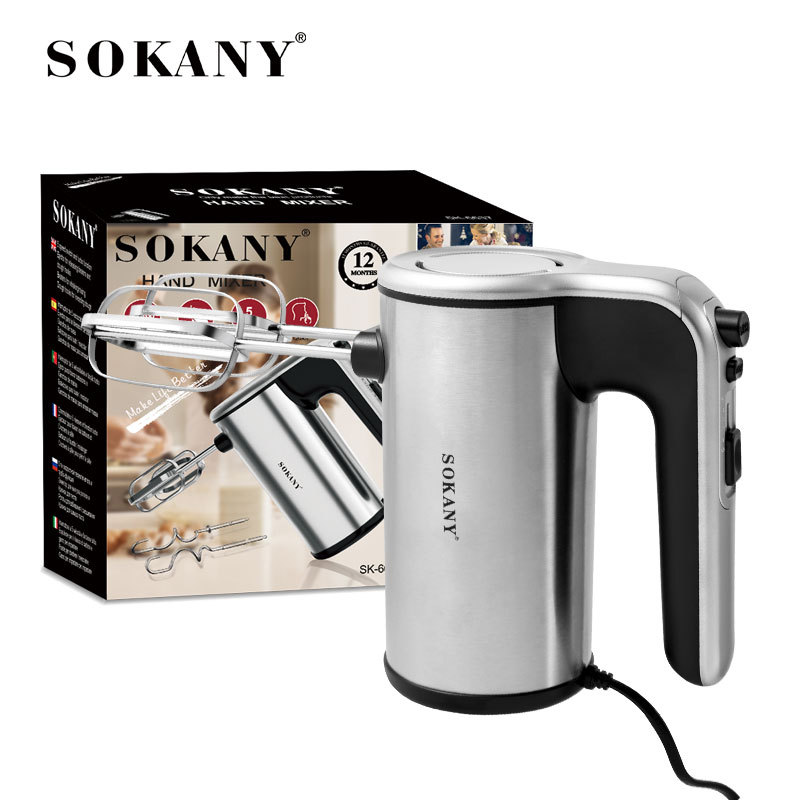Cross-border SOKANY6637 egg beater, batter mixer, egg cream whipping, baking kitchen handheld egg beater Application Scenario