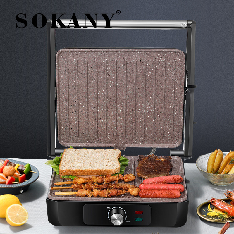 Cross-border new SOKANY230 double-sided grilling and stewing machine