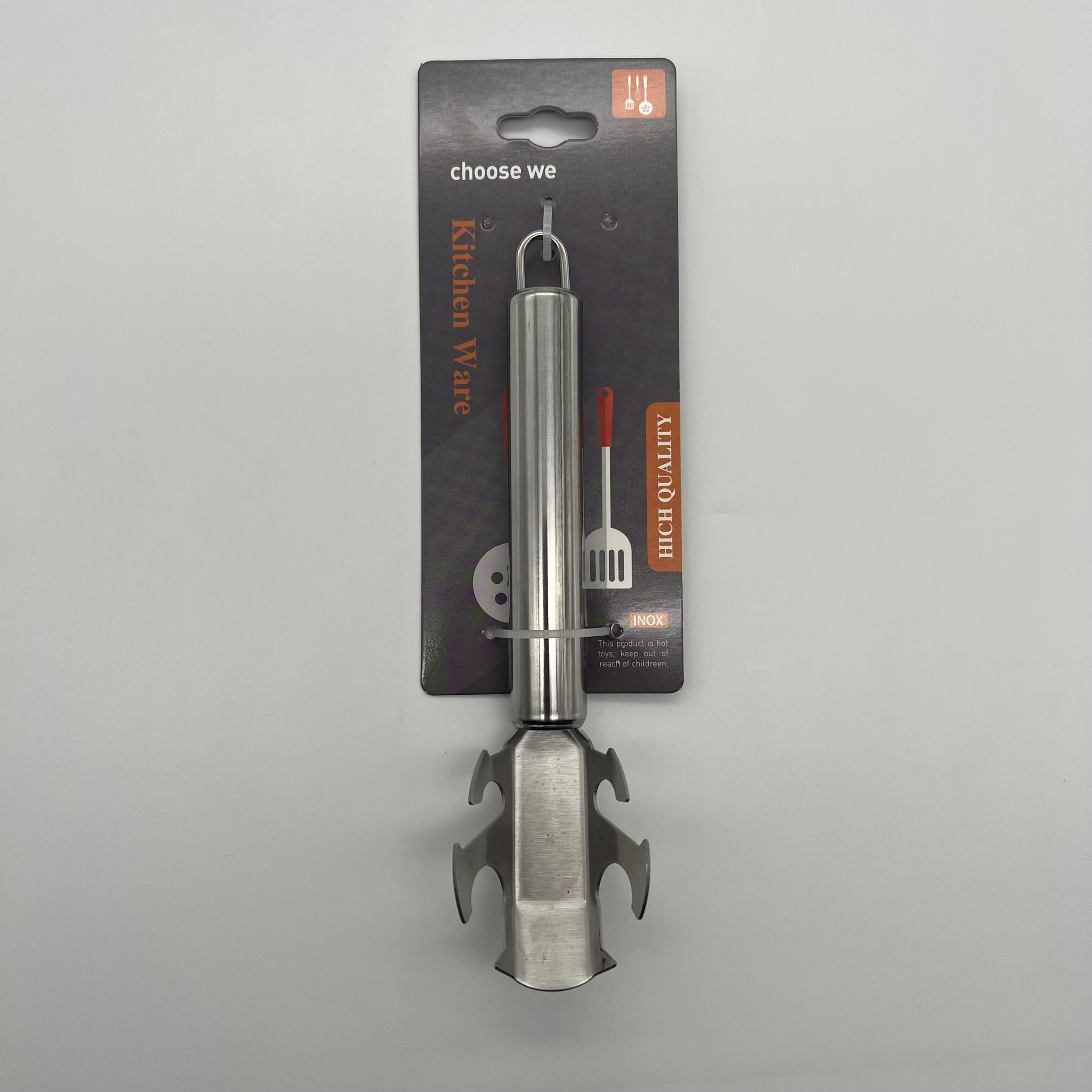 Stainless steel kitchen tools steel handle tray holder