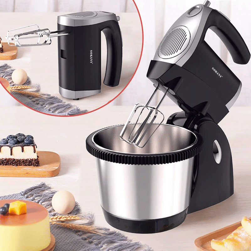 SOKANY921 desktop egg beater, an electric household handheld high-power egg beater, is used for stirring baking and dough cream