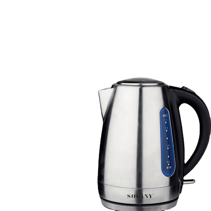 Cross-border foreign trade SOKANY S12 household electric kettle, heat preservation, quick heating, automatic power-off, stainless steel kettle