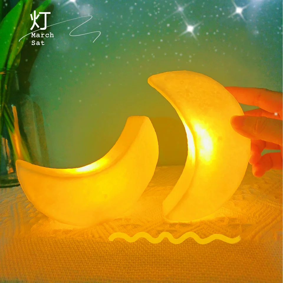 New best-selling creative night lights, bedroom bedside lamps, cartoon moon lamps, birthday gifts for female friends, and decorative items full figure