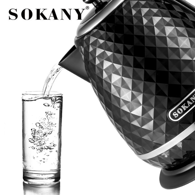 Cross-border foreign trade SOKANY1032 kettle, household quick water boiling automatic power-off electric kettle, European standard Specification image