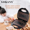 Cross-border bestseller SOKANY102 Luxury stainless steel triangular home sandwich toaster and sandwich toaster Application Scenario
