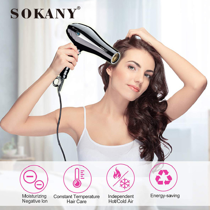 SOKANY 8898 high-power hair dryer for foreign trade, 2400W Application Scenario