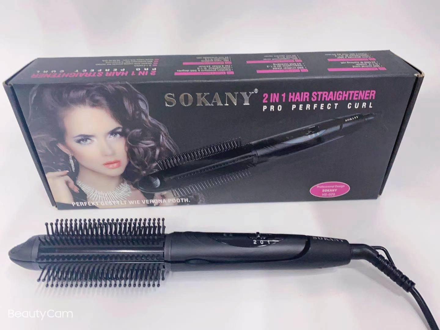 Cross-border euro gauge SOKANY029 inicio cerámico rizador de pelo rizador de pelo no caliente alisador de pelo peinado Specification image