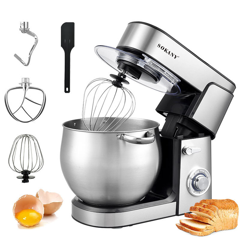 Cross-border SOKANY624 dough mixer, household chef machine, multi-functional blender, dough mixer, fully automatic egg beater Item Picture