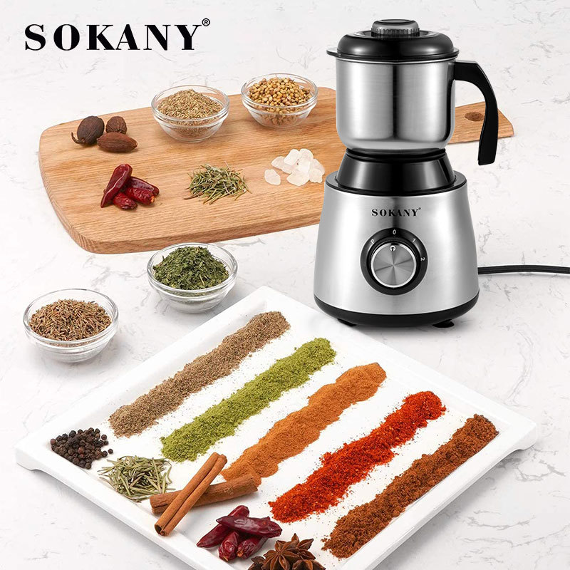 Cross-border SOKANY156 coffee grinder, home grinder, office blender, cooking coffee bean grinder details Picture