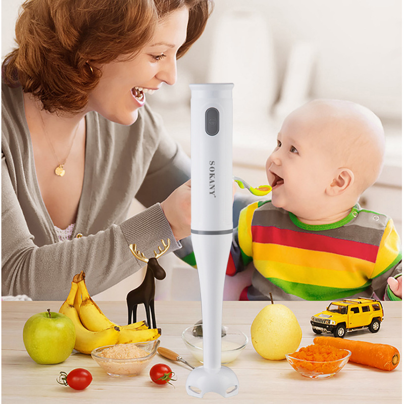 Cross-Border Sokany1709 Cooking Stick Baby Food Maker, Hand-Held Electric Multi-Functional Household Blender Application Scenario