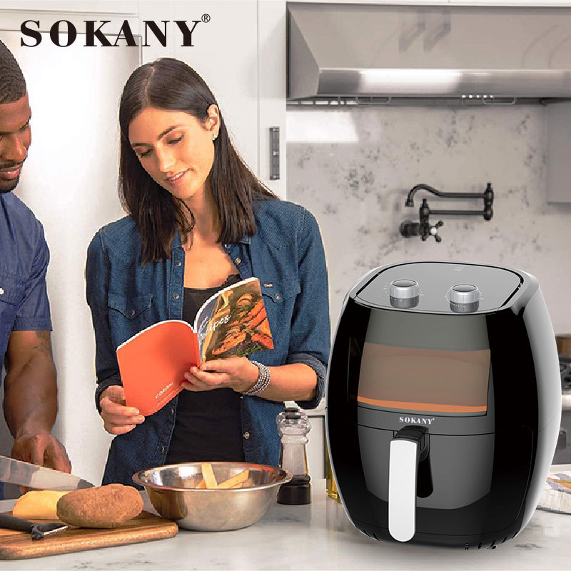 Cross-border SOKANY8013 air fryer with touch screen, large capacity, multi-functional, fully automatic, fried chicken and French fries oven details Picture