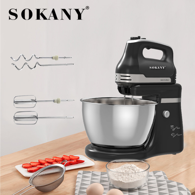 SOKANY9521 Chef's machine, fully automatic silent household and commercial dough kneading machine, fresh milk machine, multi-functional dough mixer