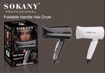 Cross-border SOKANY 3666 household hair dryers, hair salons, hair care appliances manufacturers, dormitories, hotels, folding and portable Item Picture