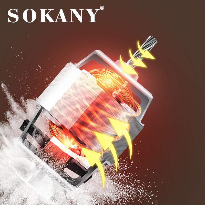 Cross-border bestseller SOKANY6622 household multi-functional fully automatic dough kneading machine, blender and chef machine 3.5L Application Scenario