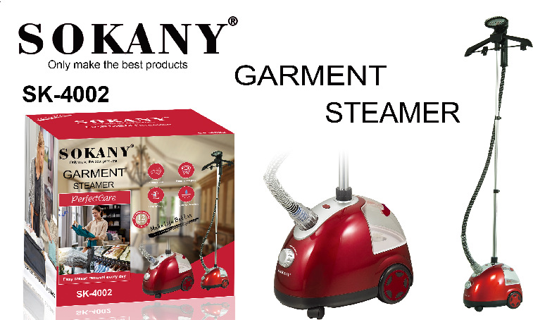 SOKANY Cross-border 4002 iron and hanging ironing machine for ironing clothes, hand-held household hanging upright ironing machine with steam Application Scenario