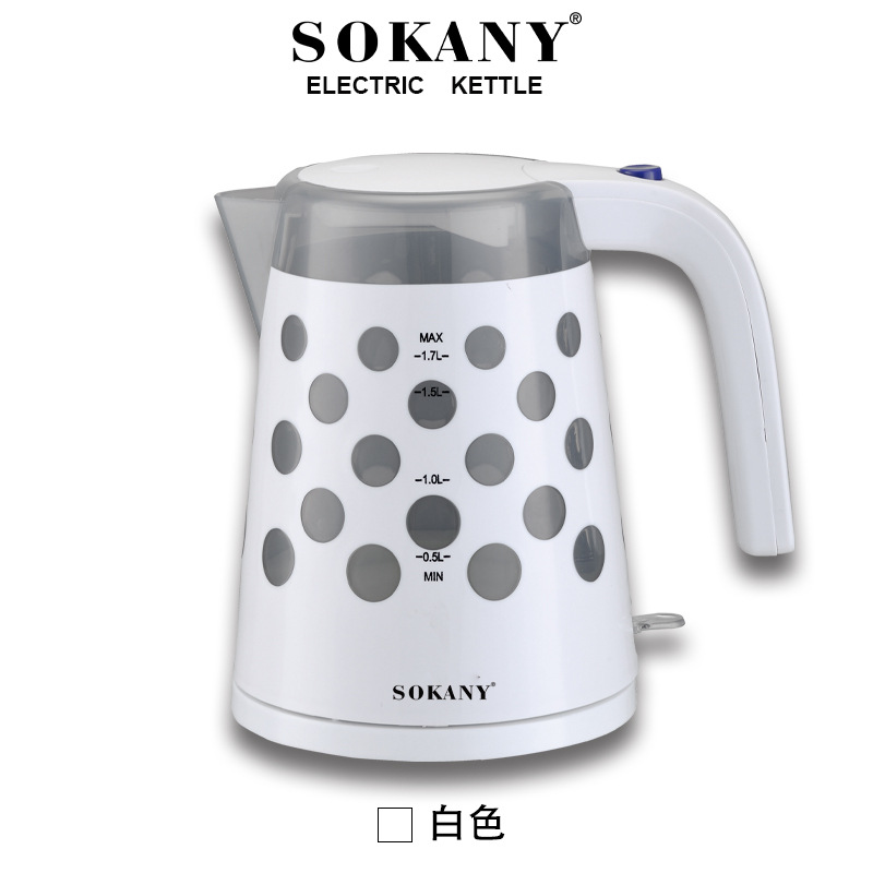 Cross-border SOKANY1621 household low-noise electric kettle in European standard stock Application Scenario