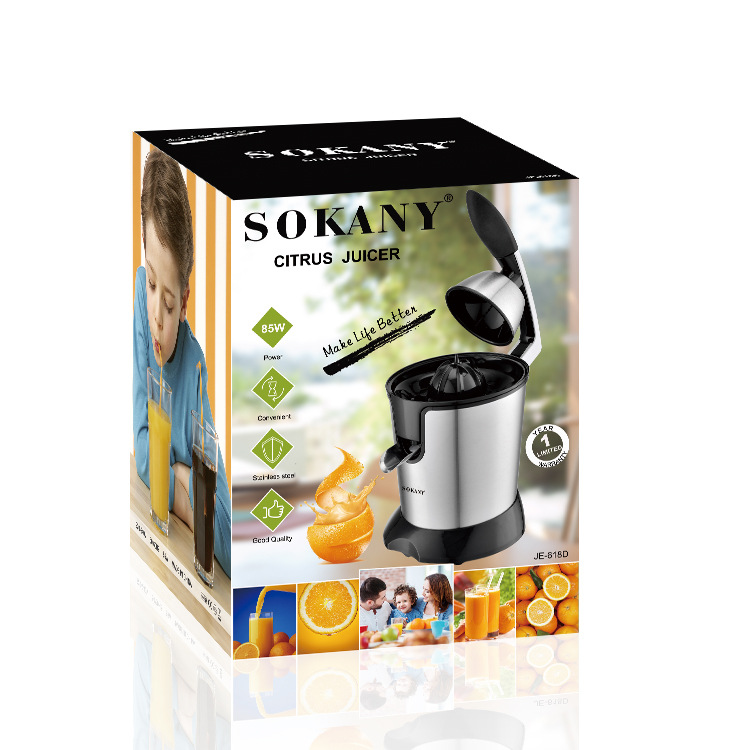 Cross-border SOKANY651E German in-stock portable stainless steel orange juice maker, pomegranate maker, lemon maker Application Scenario