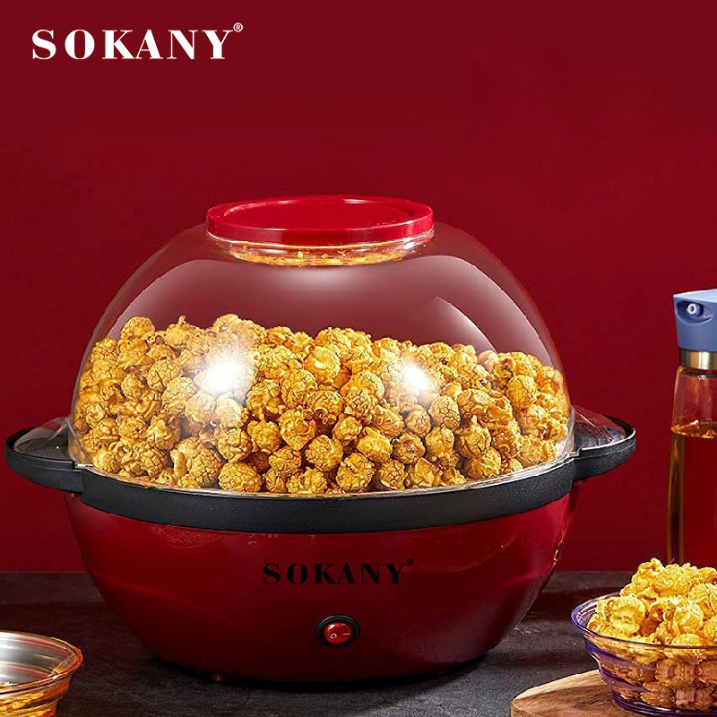 The SOKANY905 household popcorn machine, a mini fully automatic popcorn machine for children, is a bestseller on cross-border Amazon Specification image