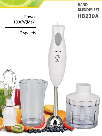 SOKANY230A multi-functional household handheld meat grinder, baby food maker, baby stick Item Picture