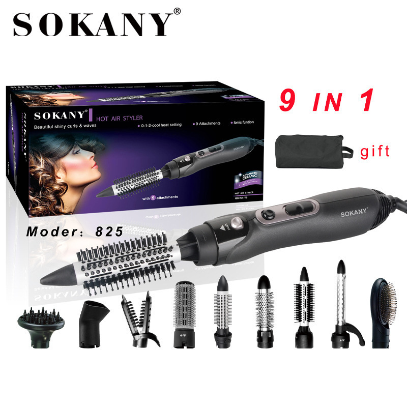 Cross border SOKANY825-9 peinado recto con iones negativos peinado de viento perezoso peinado con hebilla interna peinado de soplado de aire desgrasado peinado de aire