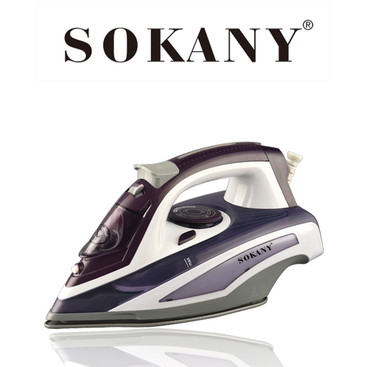 Cross-border foreign trade SOKANY8877B wired radio iron for ironing clothes, large steam for household use