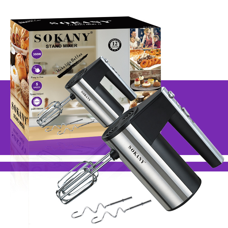 Cross-border European standard SOKANY6619 electric egg beater, household handheld mixer, egg white cream