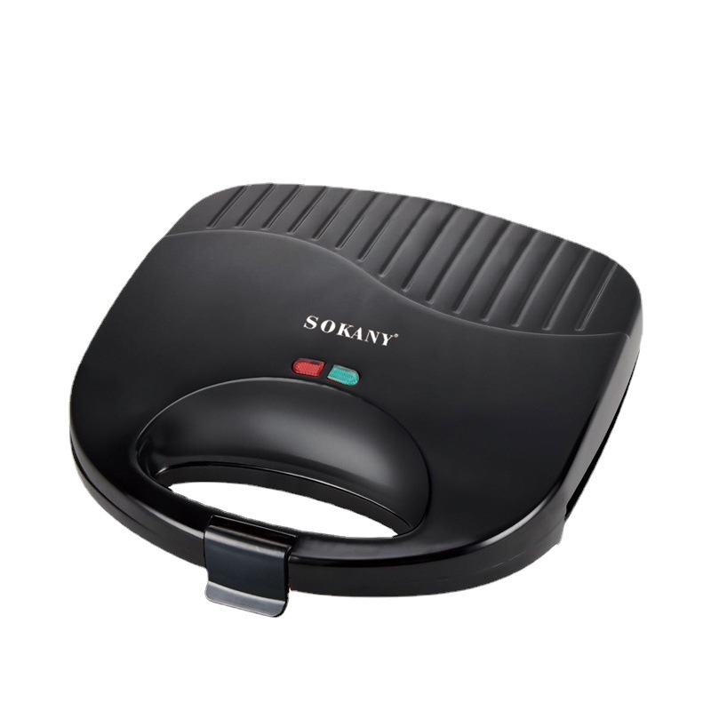 Cross-border bestseller SOKANY114 breakfast machine, a small household light food waffle, toast and bread press toaster details Picture