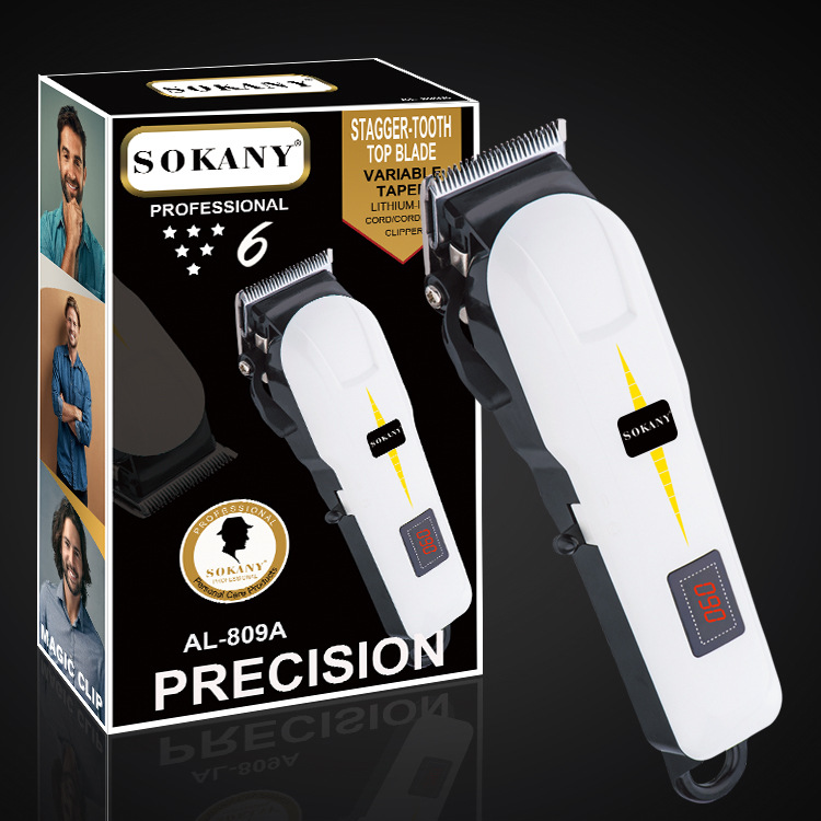Cross-border SOKANY809 hair dresser, home charging, for the elderly and children to shave and oil their own hair, European standard for export Item Picture