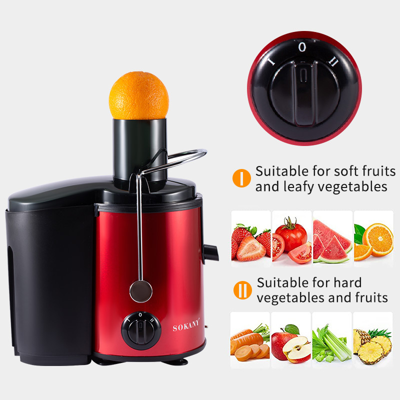 Cross-Border Sokany4001 Juicer, Fresh Juice, Watermelon Juice, Orange Juice, Electric Household Cooking Fruit Press Specification drawing