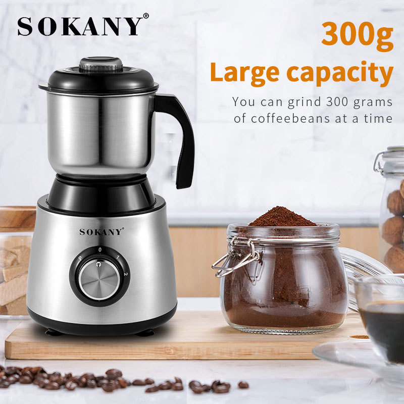 Cross-border SOKANY156 coffee grinder, home grinder, office blender, cooking coffee bean grinder Application Scenario